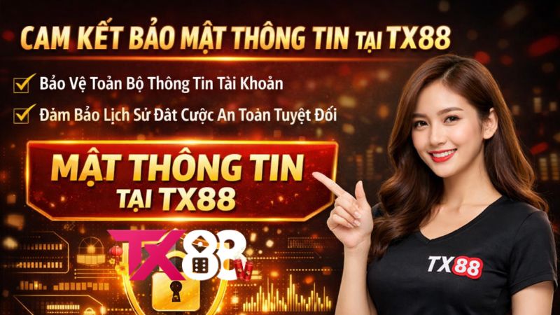 TX88 Cam Kết Bảo Mật Thông Tin Người Dùng TX88 Cam Kết Bảo Mật Thông Tin Người Dùng