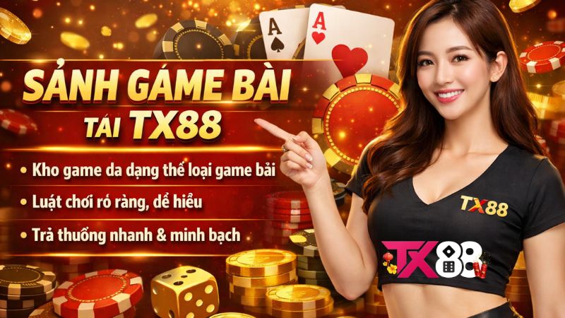 Khám Phá Sảnh Game Bài TX88 Khám Phá Sảnh Game Bài TX88