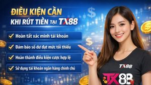 Những điều kiện cần đáp ứng trước khi rút tiền TX88