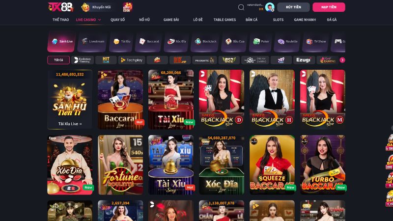 Những Trò Chơi Nổi Bật Tại Live Casino TX88 Những Trò Chơi Nổi Bật Tại Live Casino TX88