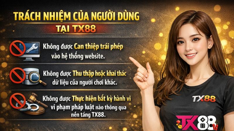 Trách Nhiệm Của Người Dùng Tại TX88